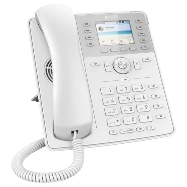 D735 Snom sensor-supported IP telephone White D735 Snom sensor-supported IP telephone White